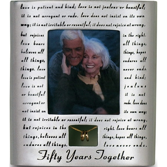 Fashion 50Th Anniversary 3X3.5 Photo Frame (8.1 X 9) Made In China gp7416