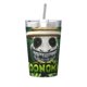 thumbnail image 1 of Termo Zoonomaly con pajita cónica, doble pared, aislado al vacío, impresión de acero inoxidable, 12 oz, color blanco, 1 of 7