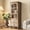 Ancient White-2 Drawers, variant on Shaiailed Natural Wood Storage Cabinet,Farmhouse Kitchen Pantry Cabinet with Decorative Glass Door & 2 Drawers,Narrow Sideboard Cabinets,Wooden Storage Cabinet for Living Room, Bedroom