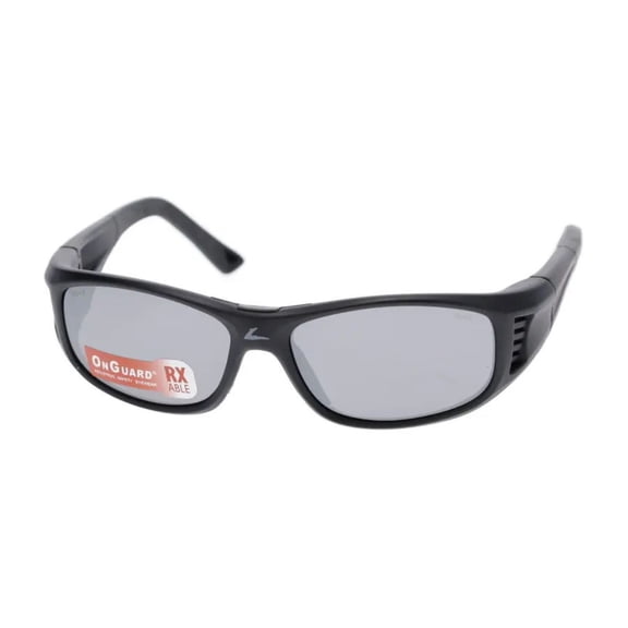 OnGuard OG 240S Rxable Safety Eyewear w Strap ANSI Sun Lens, Black 57mm