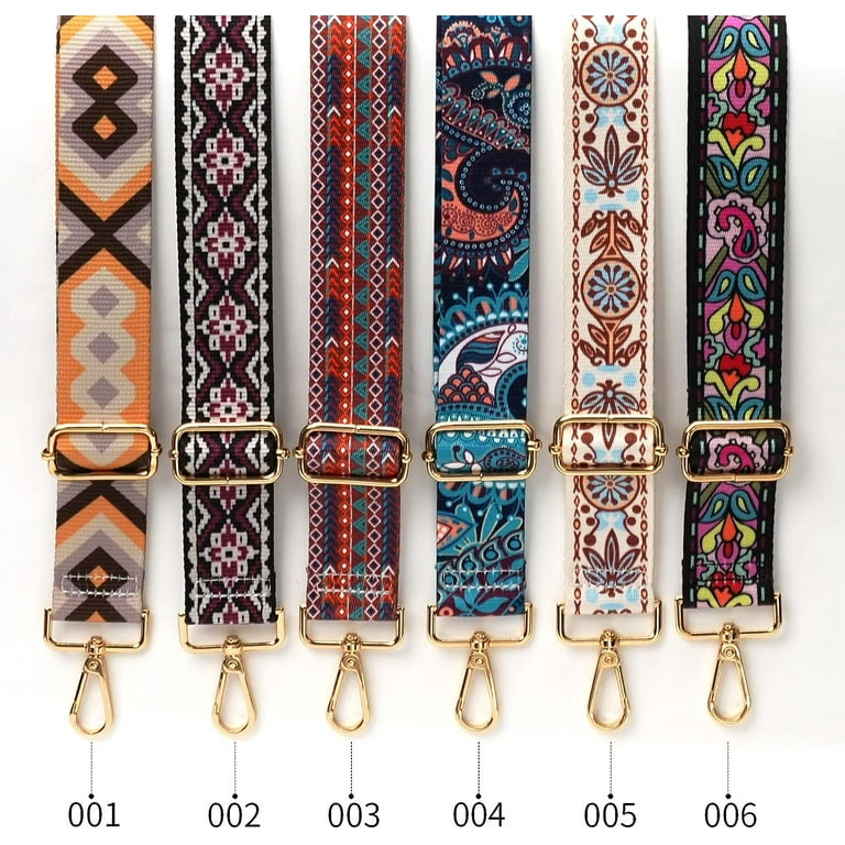 PURSE STRAPS for Crossbody Bags | Guitar Straps for Cross Body Purses | selling Replacement Wide Purse Straps | Embroidered Customized Strap