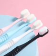 thumbnail image 3 of 4 Pcs Ten thousand fine soft hair Extra Soft Toothbrush For Sensitive Gums, Micro-nano Manual Toothbrush With, 3 of 7