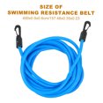 thumbnail image 2 of CTIRCHIU 1 Set of Swim Training Resistance Belt Adjustable Elastic Exerciser Belt Safety Rope (Blue), 2 of 7