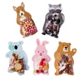 thumbnail image 1 of 20pcs Kawaii Candy Bag Cute Animal Rabbit Fox Lions Birthday Party Sweets Gift Bags Party Mini decorative bag, 1 of 5