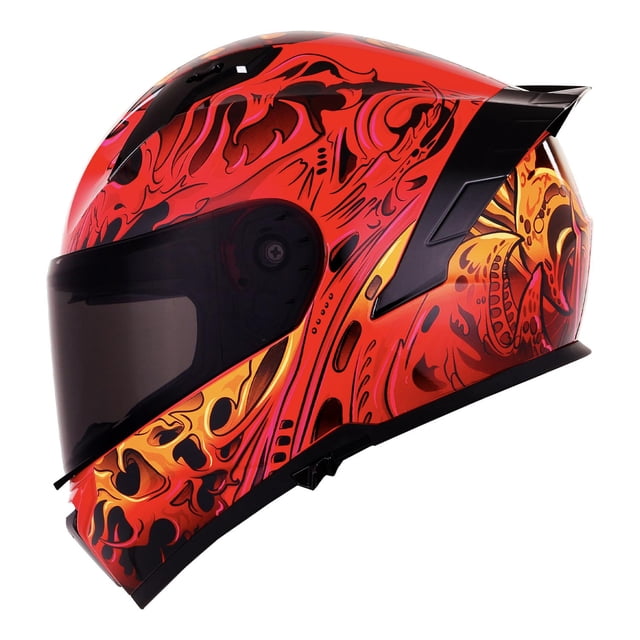 Casco Roda Drift Rojo Carnage Cerrado Mica Humo Svs rojo S