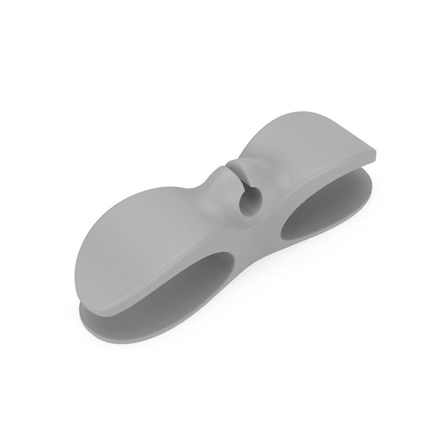 Envoltura de almacenamiento de cable adhesivo con clip organizador de cables de 1 pieza gris Ehuebsd Para estrenar