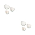 thumbnail image 2 of Naiovety Platos de frutos secos de 3 piezas, semillas de plástico, aperitivos para ensaladas, platos de dulces, bandejas reutilizables, cuencos Type2 NO2, 2 of 6