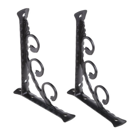 

FAIOIN 1 Pair Triangular Shape Shelf Bracket Heavy Duty Wall Mounted Brackets Strong Metal Reinforced Brackets Durable