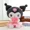 Kuromi, variant on Kuromi Melody Plush Toy Doll Kawaii Cartoon Plush Doll Soft Stuffed Pillow Birthday Gift