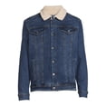 thumbnail image 5 of George Men’s Faux Sherpa Denim Jacket, 5 of 5
