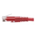 thumbnail image 3 of Eaton Tripp Lite Series Cat6 Gigabit Molded (UTP) Ethernet Cable (RJ45 M/M), PoE, Red, 100 ft. (30.5 m) - Patch cable - RJ-45 (M) to RJ-45 (M) - 100 ft - UTP - CAT 6 - IEEE 802.3ab/IEEE 802.5 - molded, solid - red, 3 of 5