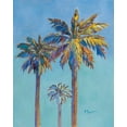 thumbnail image 2 of Brent, Paul 26x32 Black Ornate Wood Framed with Double Matting Museum Art Print Titled - Santa Rita Palms II, 2 of 4