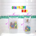 thumbnail image 2 of EIMELI 2 x Mesh Bath Toy Organizer + 36 Bath Letters & Numbers – Eco-Safe  Fun  Educational Foam Baby Bath Letters and Perfect Toy Storage Net for Baby Bath Toys & More, 2 of 5