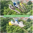 thumbnail image 4 of Ksopiavobs 4pcs Mixed Colors Artificial Feathered Birds 6inch Clip on Sparrow Bird Ornaments for Christmas Tree Decoration Wreath Craft Garden Home Decor Party Accessories, 4 of 6