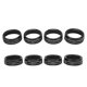thumbnail image 5 of 4pcs AC Switch Ring Aluminium Alloy Stylish Rustproof Center Console Button Cover Replacement for Tacoma 2016?2022 Black, 5 of 5