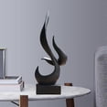 thumbnail image 2 of Modern Decoration Statue Living Room Home Accessories Decor Sculpture Black, 2 of 5
