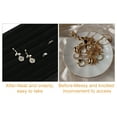 thumbnail image 5 of Velvet 7 Slots Jewelry Trays Stackable Tray Box Showcase for Rings Earrings Studs Black, 5 of 8