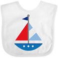 thumbnail image 3 of Inktastic Personalized Sailboat Boys or Girls Baby Bib, 3 of 4