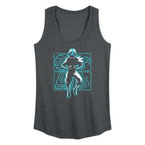 Avatar - The Last Airbender - Aang Airbending - Women's Racerback Tank Top