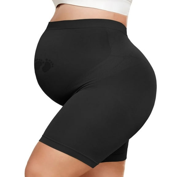 Underpants for Pregnancy, Maternity Underwear for Women with Baby Bumb, Mid-thigh Shorts Under Maternity Dress for Photoshoot