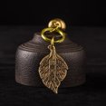 thumbnail image 4 of Gourd and Leaf Shape Key Chain Pendant Brass Retro Style Keychain Pendants, 4 of 9