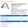 thumbnail image 2 of Oxygen Sensor - Compatible with 1996 - 1997 GMC Safari 4.3L V6, 2 of 2