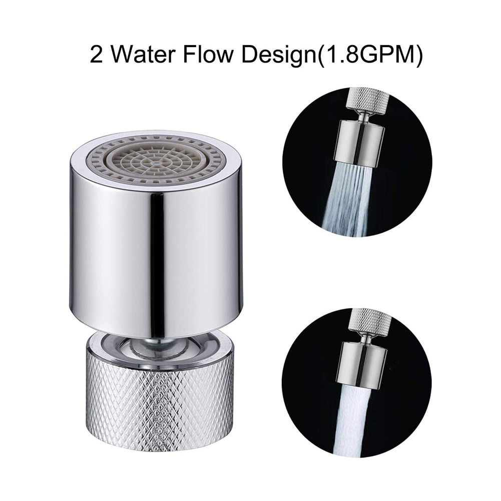 Details about   Kitchen Faucet Head Sink Aerator,360° Rotatable Water Save Faucet Swivel Head US