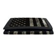 thumbnail image 5 of FUIALDOLG Trifold Card Wallet Camo American Flag Pattern Lightweight Coin Pockets for Outdoor, Stretch Polyester Slim Kids Trifold Wallet, 5 of 7