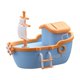 thumbnail image 2 of Hucha con forma de barco pirata | Hucha de ahorros para niños | Hucha de plástico para el hogar, escritorio o dormitorio | Ahorrador de dinero decorativo para niños, 2 of 9