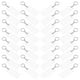 thumbnail image 3 of 20pcs Clear Acrylic Keychain Blanks – Rectangle Transparent Keyring Pendants for DIY Crafts, Bag Tags, and Luggage Identification, 3 of 5