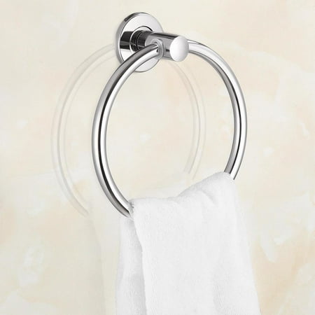 Yescom Stainless Steel Towel Ring Holder Hanger Polished Chrome Wall Mounted Bathroom Home Hotel Easy to Install
