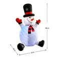 thumbnail image 2 of Jeco CHD-OD036 8 ft. Inflatable Snowman with Rotating Light, 2 of 5