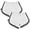 White, variant on Jewelreauty 2 Pack Athletic Shorts for Women Elastic Waist Running Workout Active Dolphin Shorts 2025