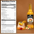 thumbnail image 3 of Syruvia Peach Pure Cane Syrup, 25.4 fl Oz With Pump, 3 of 6
