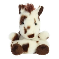 Aurora - Mini White Palm Pals - 6.5" Haymitch Painted Horse - Adorable Stuffed Animal