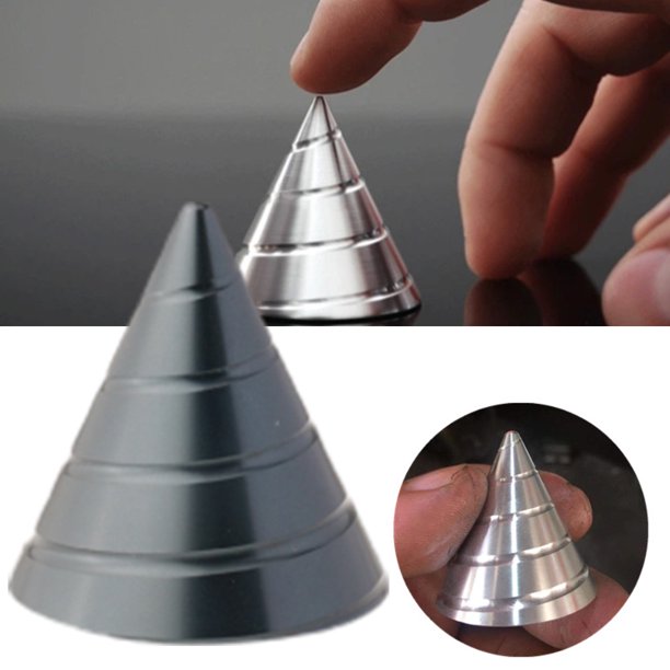 Juguete Giroscópico Portátil De Acero Inoxidable, Dispositivo Divertido, Ilusión Óptica, Juguete Espiral De Escritorio Para Hombres Y Mujeres Methold FN007763-01