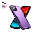 thumbnail image 1 of Entronix Funda Resistente Diseñada para iPhone 12, Cubierta Protectora a Prueba de Golpes de Triple Capa, Color Morado, 1 of 8