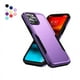 thumbnail image 1 of Entronix Funda Resistente Diseñada para iPhone 12, Cubierta Protectora a Prueba de Golpes de Triple Capa, Color Morado, 1 of 8