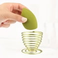 thumbnail image 2 of Makeup Sponge Holder Beauty Sponge Dry Stand Beauty Sponge Holder for Vanity 1.93" Gold Tone, 2 of 7