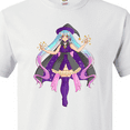 thumbnail image 4 of Inktastic Beautiful Purple Anime Witch T-Shirt, 4 of 5