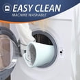 thumbnail image 4 of Memory Foam Bath Rug  24”x36”  Dark Purple  Non Slip Bathroom Mat  Machine Wash, 4 of 7