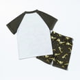 thumbnail image 4 of TOWED22 Infant Baby Boy Summer Clothes Set Short Sleeve Striped Tee Shorts Casual Outfit White,2-3 Y, 4 of 9