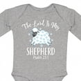 thumbnail image 4 of Inktastic The Lord is My Shepherd Psalm 23 Boys or Girls Long Sleeve Baby Bodysuit, 4 of 5