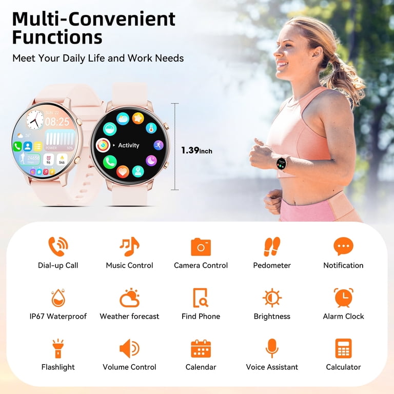 Mingwear Smartwatch for Women with Fitness Tracking photo 7