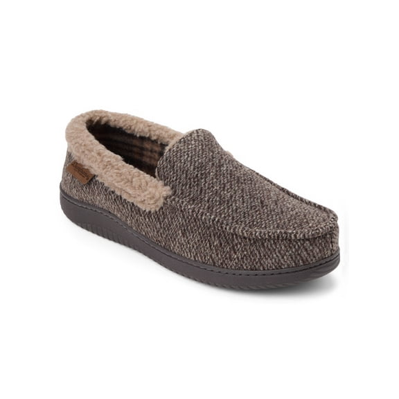 Dearfoams Cozy Comfort Men's Cozy Moccasin Slippers