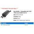 thumbnail image 2 of Rear Muffler - Compatible with 1995 - 1996 ES300 3.0L V6, 2 of 2