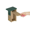 thumbnail image 3 of Birds Choice Western Bluebird Bird House in Taupe and Green Recycled Plastic 1.5625" Entrance Hole, 3 of 6