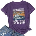 thumbnail image 1 of DPTALR Chemise à Manches Courtes Imprimée Lettre Chat pour Femmes Hauts Décontractés Blouse, 1 of 3