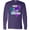 Purple, variant on Inktastic Suicide Prevention I Wear Teal and Purple for My Brother Long Sleeve T-Shirt
