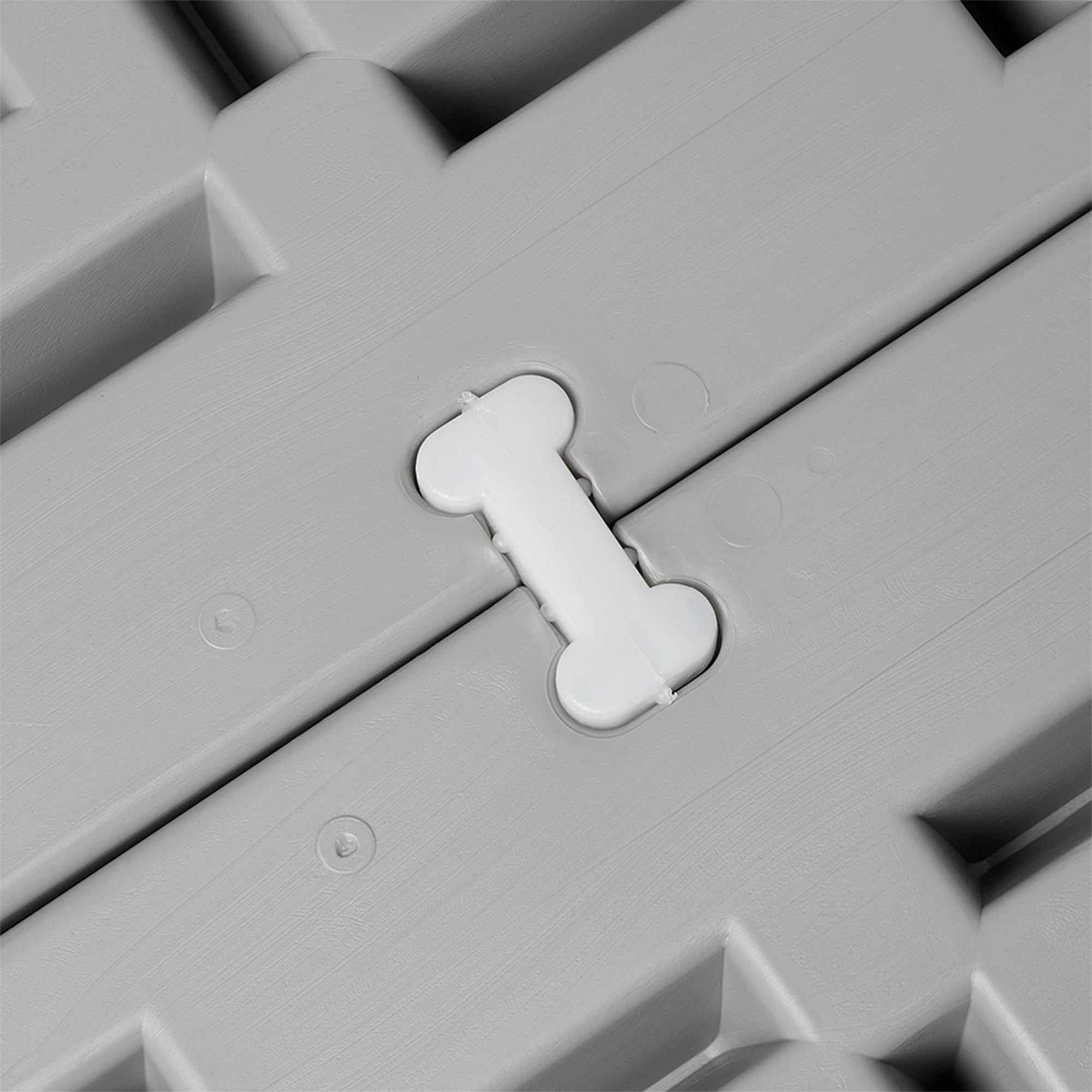 Confer Plastics Handi Spa Pad 32"x48" Connectable Hot Tub Mat, Gray, 3 Pack